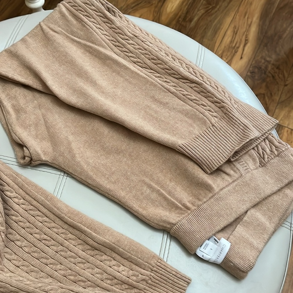 Like new sweater SET  hooded top and pants  top XL pants L CHARTER CLUB - Picture 3 of 6